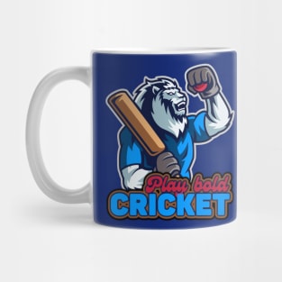 Play Bold Cricket Mug